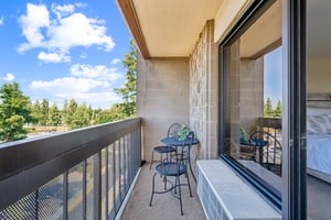 Balcony of a Redwood Terrace Home