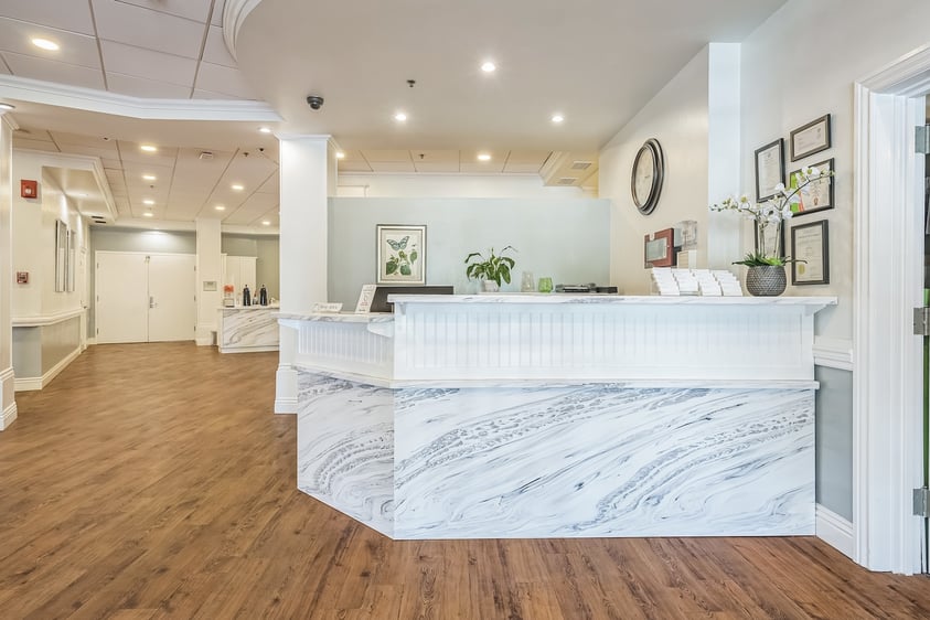 Redwood Terrace common space foyer