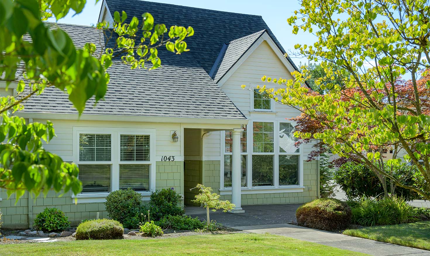 Exterior a home at the Hillside Life Plan Community