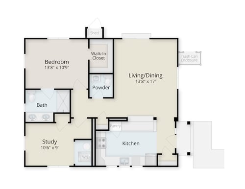 Cottage 9 floor plan
