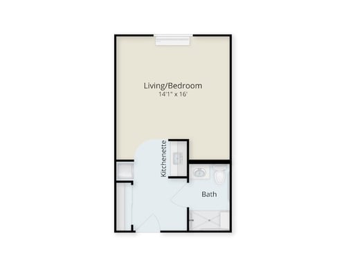 Strathmore studio floor plan