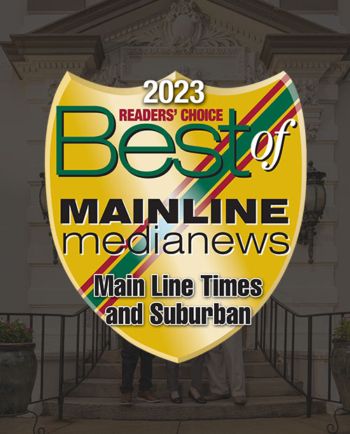 2023 Readers' Choice Best of Mainline Media News - Main Line Times and Suburban badge