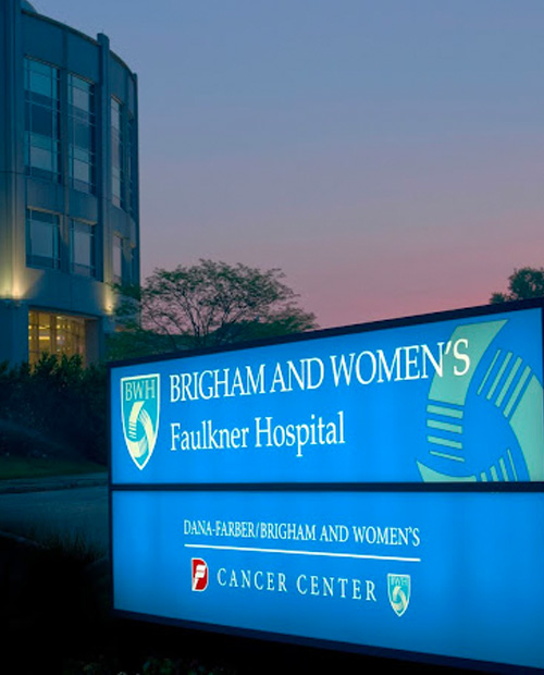 Brigham and Women's Faulkner Hospital sign