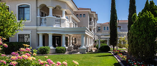 Exterior of apartment building at The Terraces of Phoenix