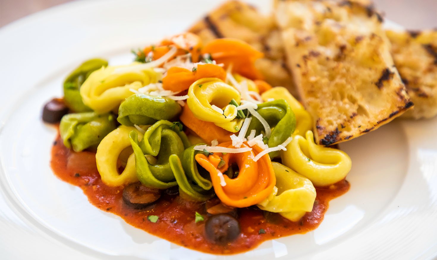 Close-up of a pasta dish