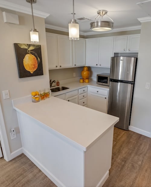 Kitchen of an apartment at The Terraces of Phoenix