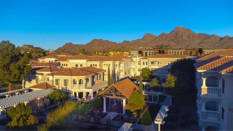 Bird's-eye view of The Terraces of Phoenix campus