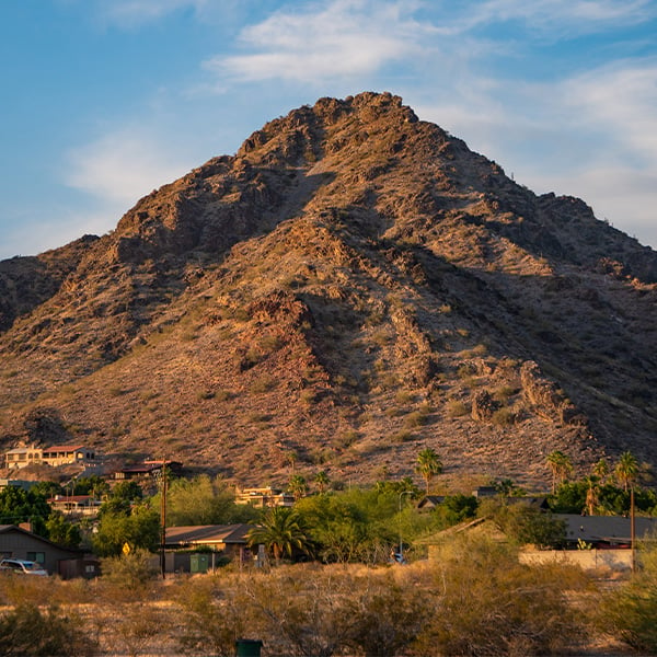 Piestewa Peak in the Phoenix Mountains