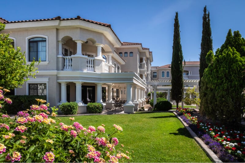 Exterior of apartment building at The Terraces of Phoenix