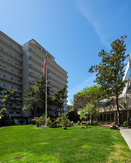 Exterior of an apartment building at Piedmont Gardens