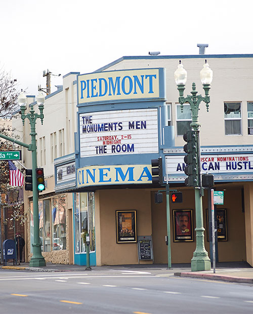 Exterior of the Piedmont Cinema