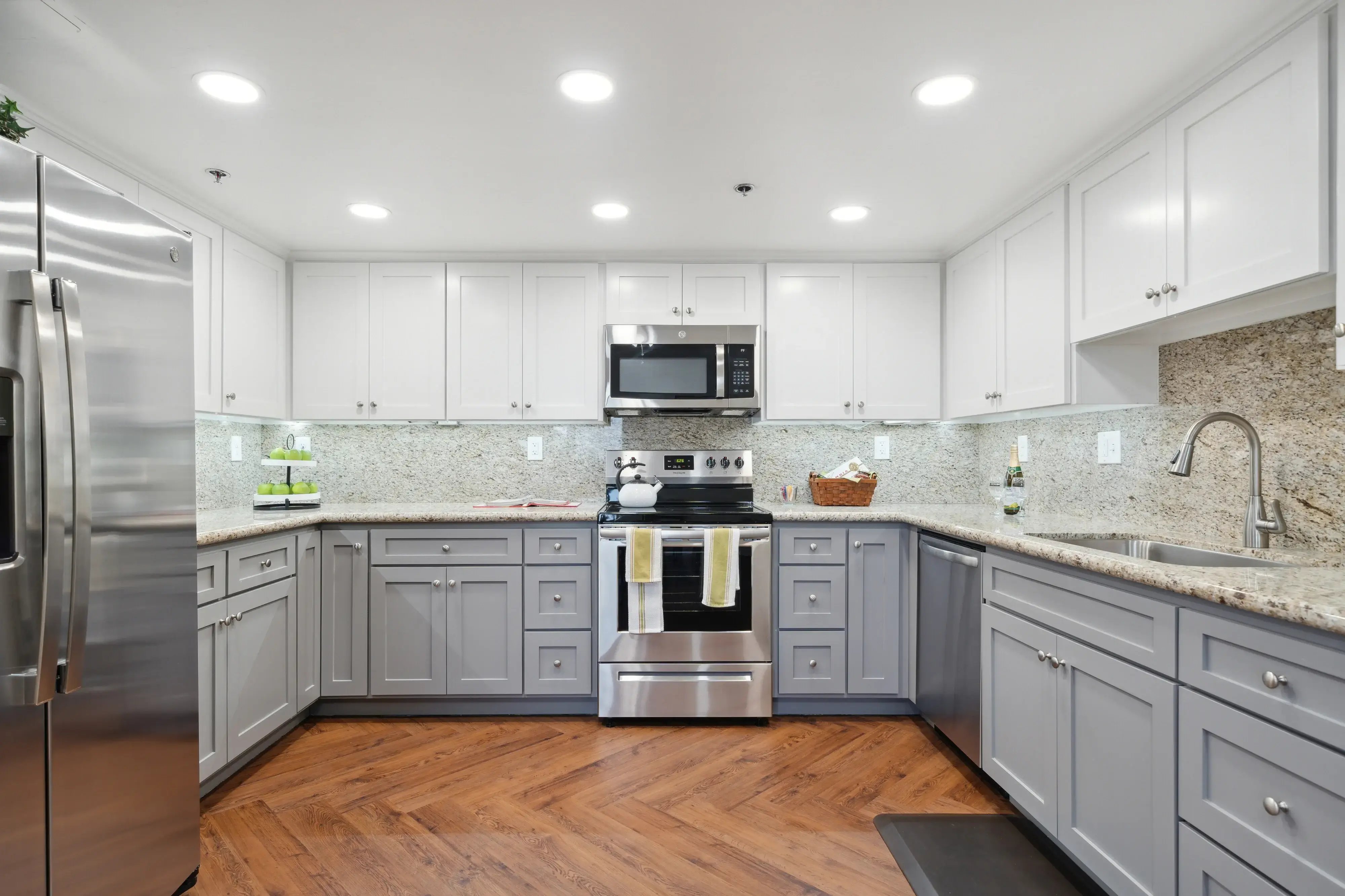 Kitchen of an apartment at Rosewood