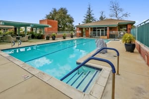 Outdoor pool at Royal Oaks