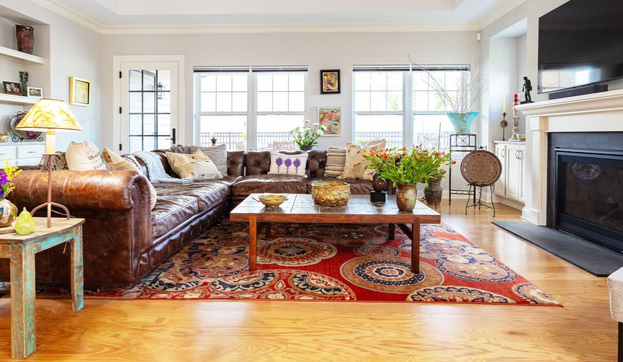 Living area of a home at Rydal Park & Waters