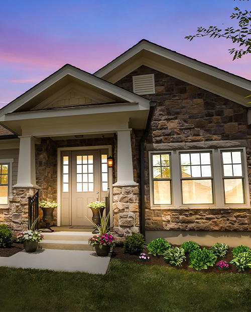Exterior of a cottage home at Rydal Park & Waters