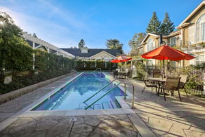 Outdoor pool at The Terraces at Los Altos