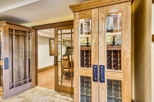 Entrance to wine-tasting gallery at The Terraces at Los Altos