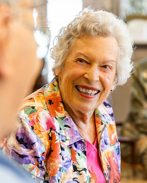 Smiling senior woman