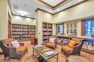 The library at The Terraces of Boise