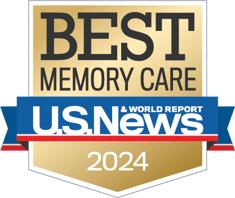 U.S. News & World Report badge for Best Memory Care 2024