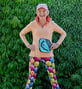 Kate with pickleball racket