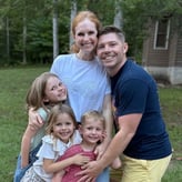 Andrew Smith with his family