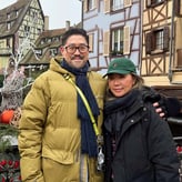 James Park on vacation with wife