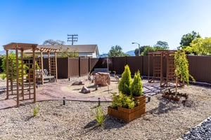 Meditation garden at Plymouth Village