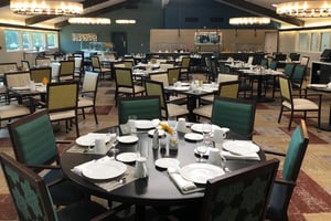 Dining room at Plymouth Village