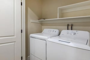 Washer and dryer in the laundry room of a Plymouth Village home