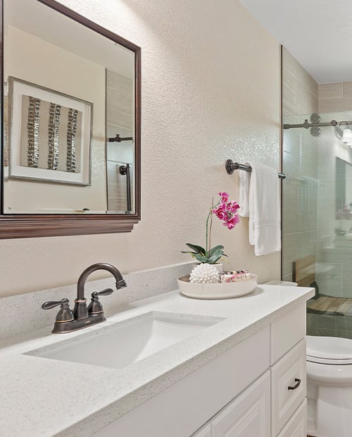 Bathroom in a Plymouth Village home