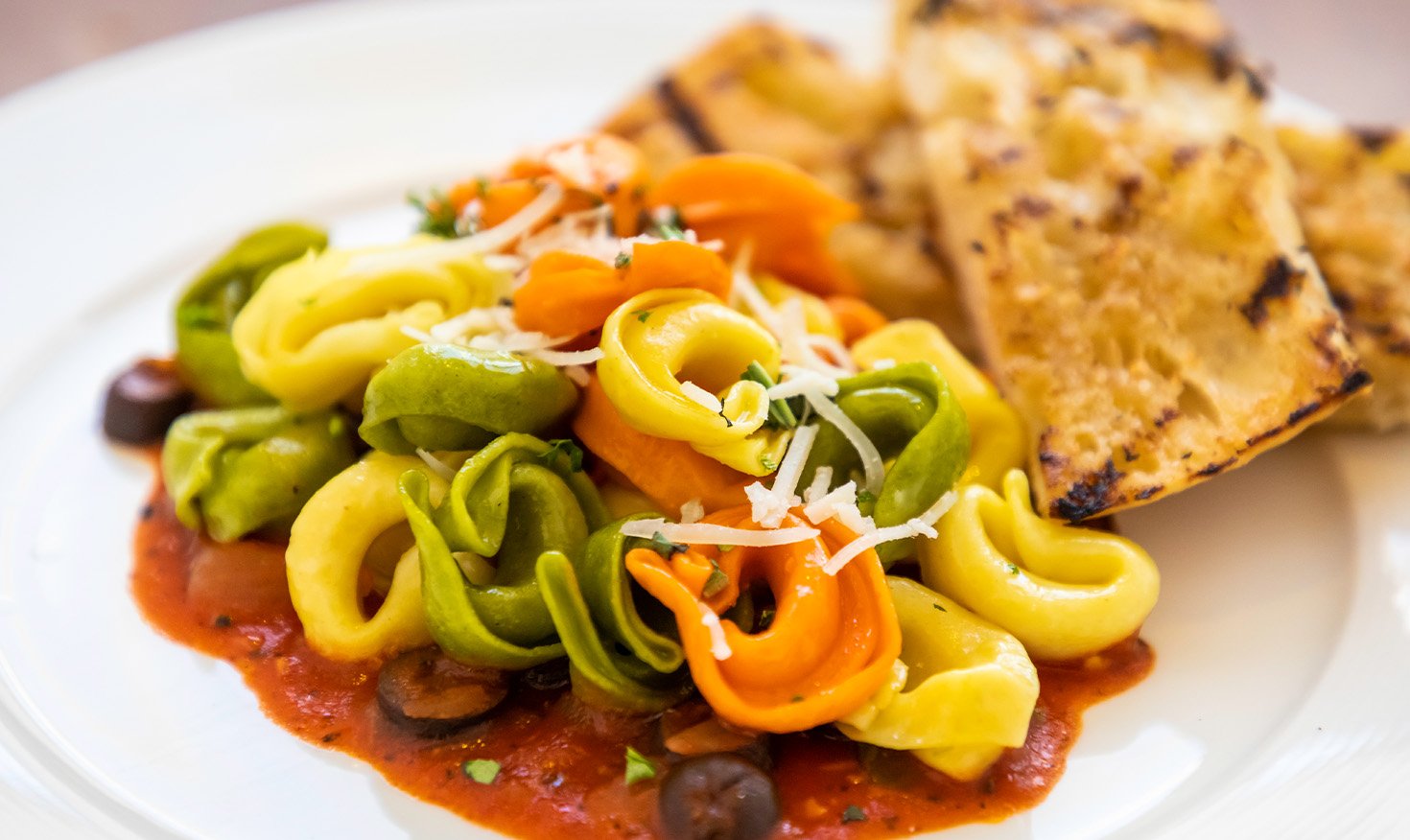 Close-up of a pasta dish