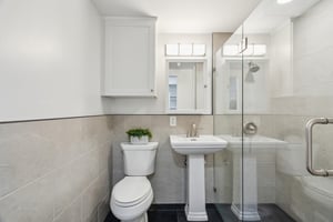 Rosewood bathroom