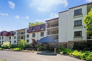 side door view of apartments