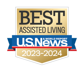 Best Assisted Living badge from U.S. News & World Report, 2023-2024