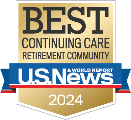Best continuing care retirement community 2024 badge 