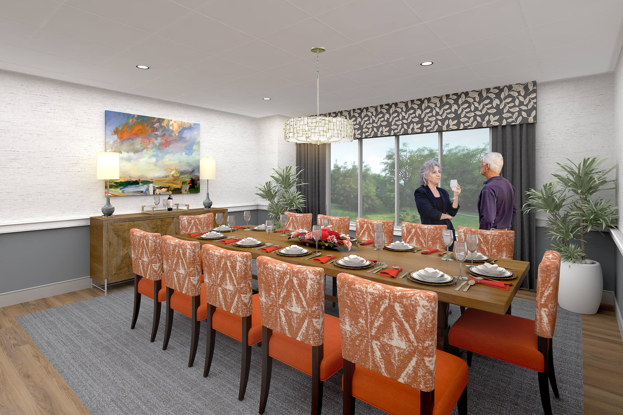 Rydal Park Parkside 1st Floor Private Dining Rendering