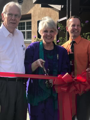 Closeup of Ribbon Cutting