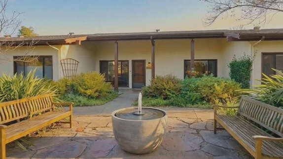 Front entrance to a Valle Verde home