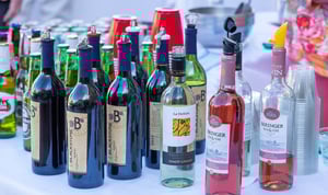 wine bottles