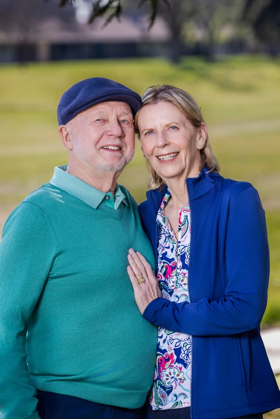 Bob and Dot smiling together