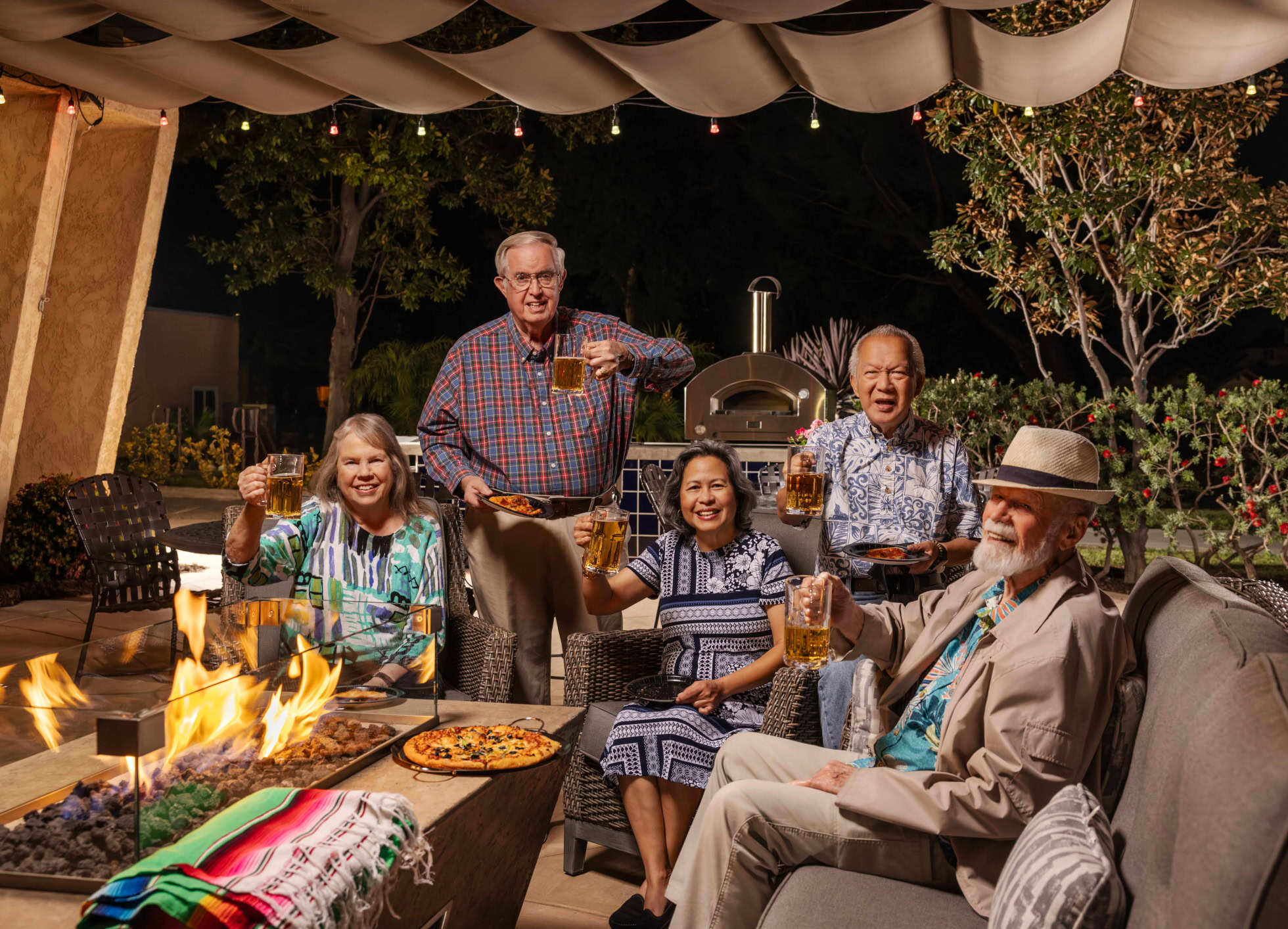 Firepit party