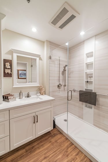  Bathroom of an apartment at The Terraces of Los Gatos