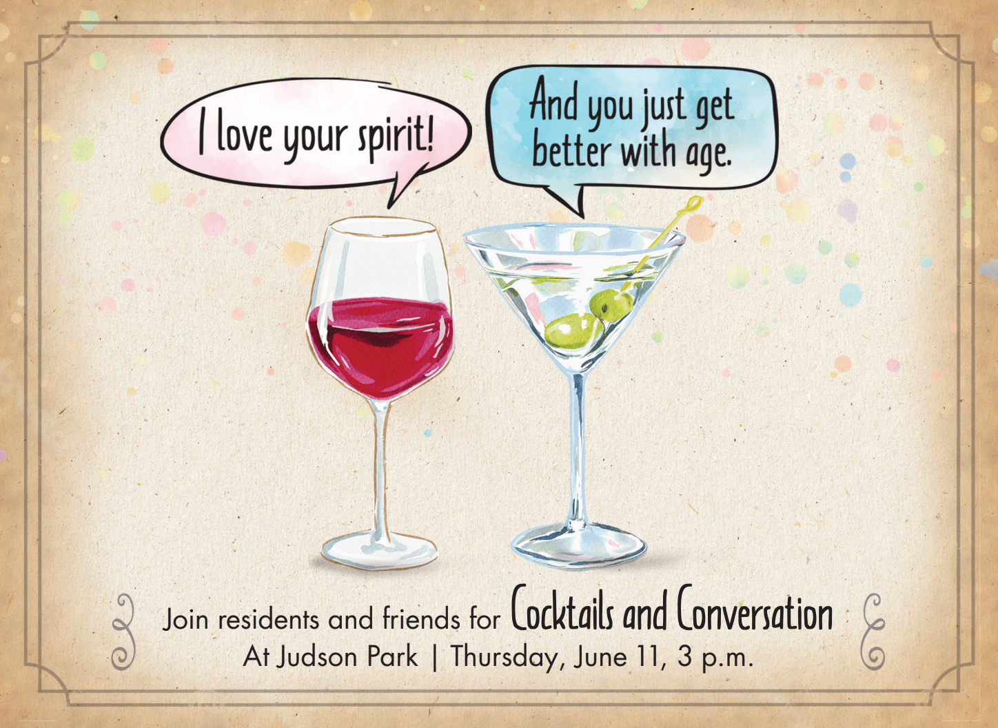Promotional graphic for the event 