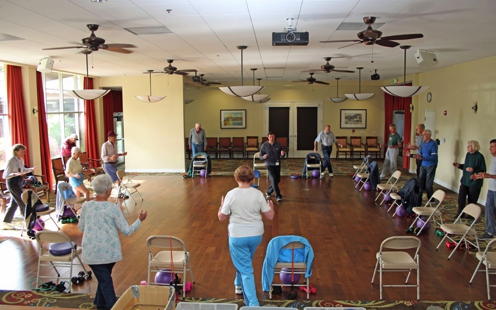  chair class, standing