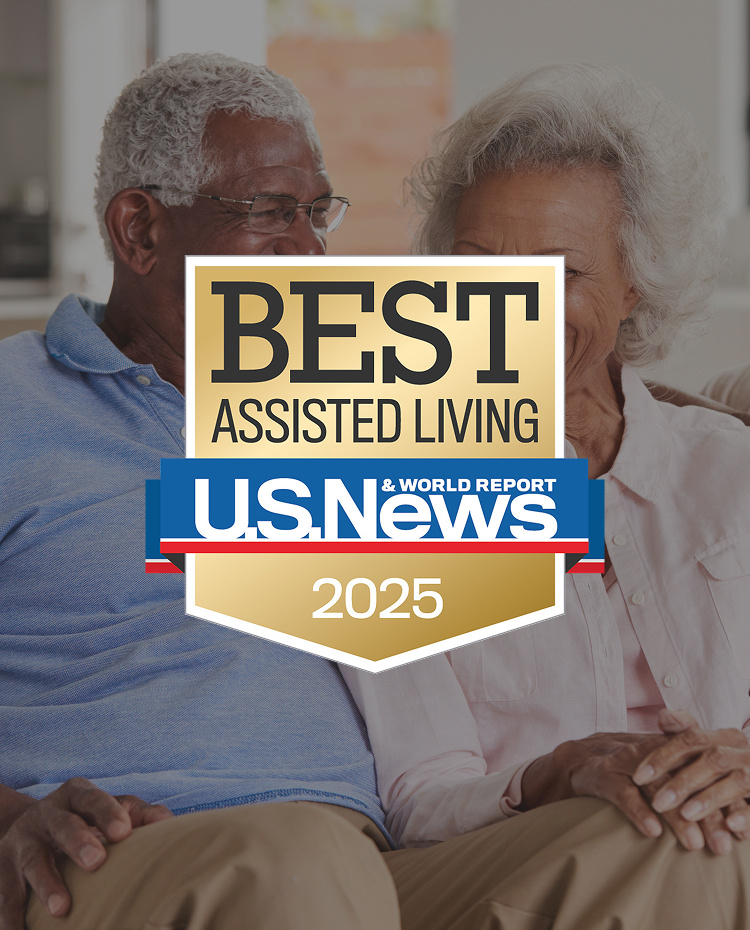 Best Assisted Living Community 2025 badge from U.S. News & World Report