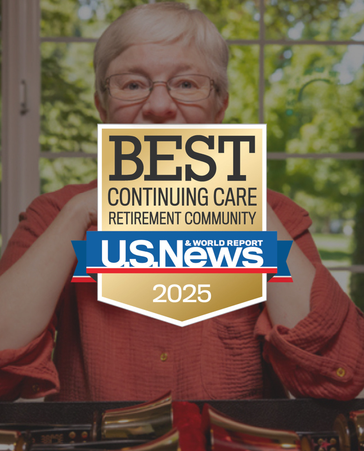 U.S. News & World Report 2025 Best Continuing Care Retirement Community badge