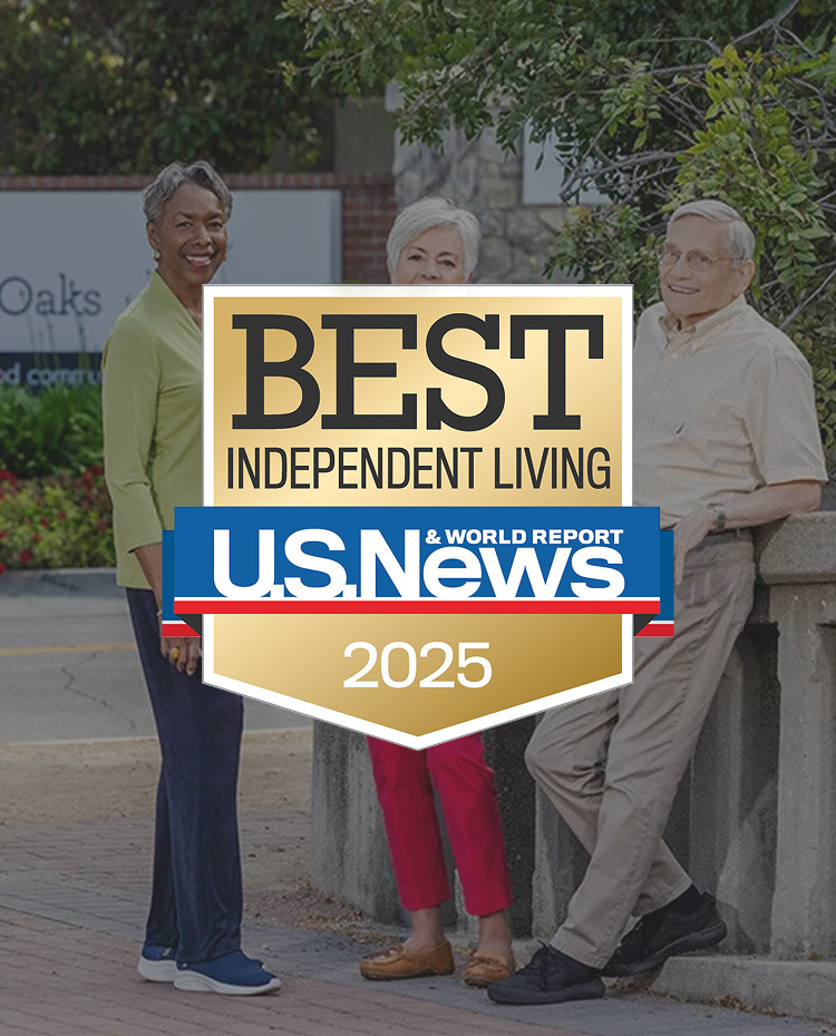 Best Independent Living Community 2025 badge from U.S. News & World Report