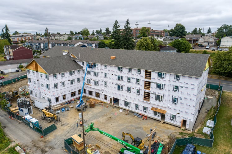 Hope Heights topping off ceremony