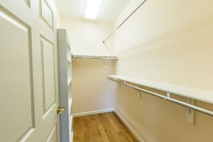 Walk-in closet of an apartment at Las Ventanas